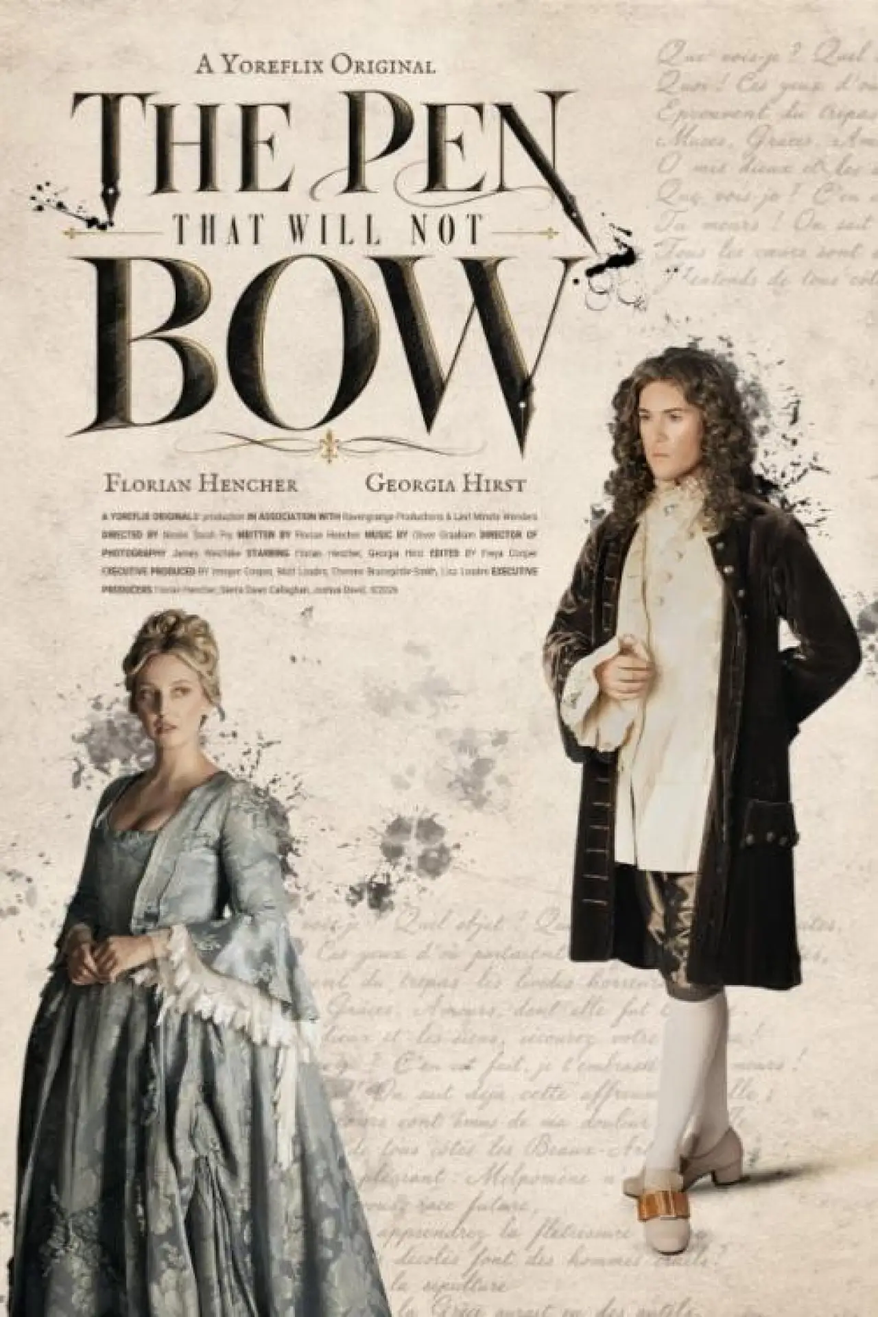 Plakat filmowy "The Pen That Will Not Bow"