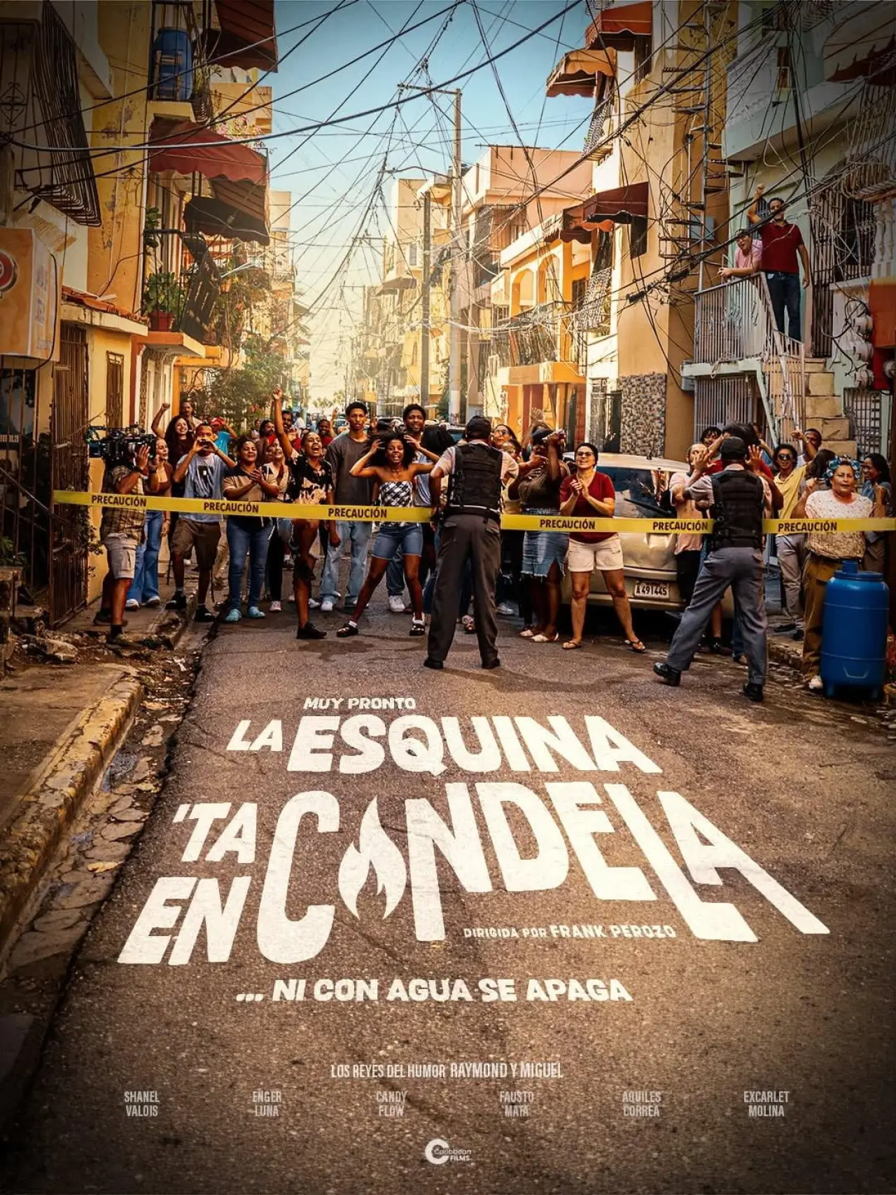Plakat filmowy "La Esquina tá en Candela"