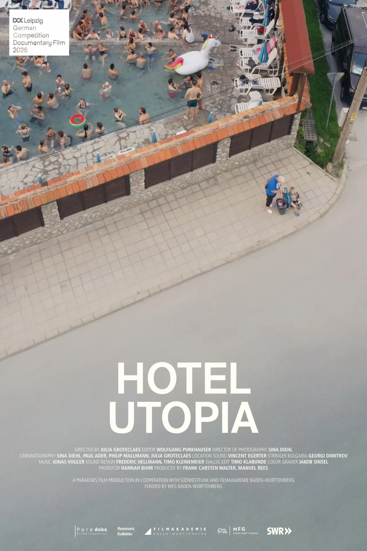 Plakat filmowy "Hotel Utopia"
