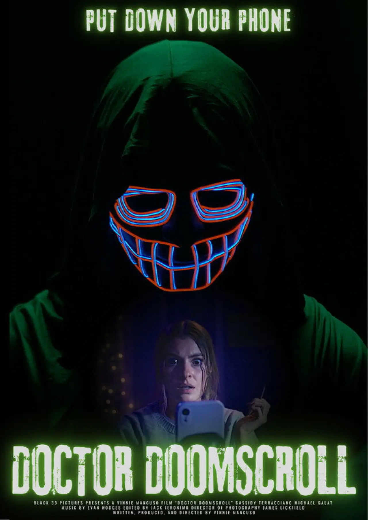 Plakat filmowy "Doctor Doomscroll"