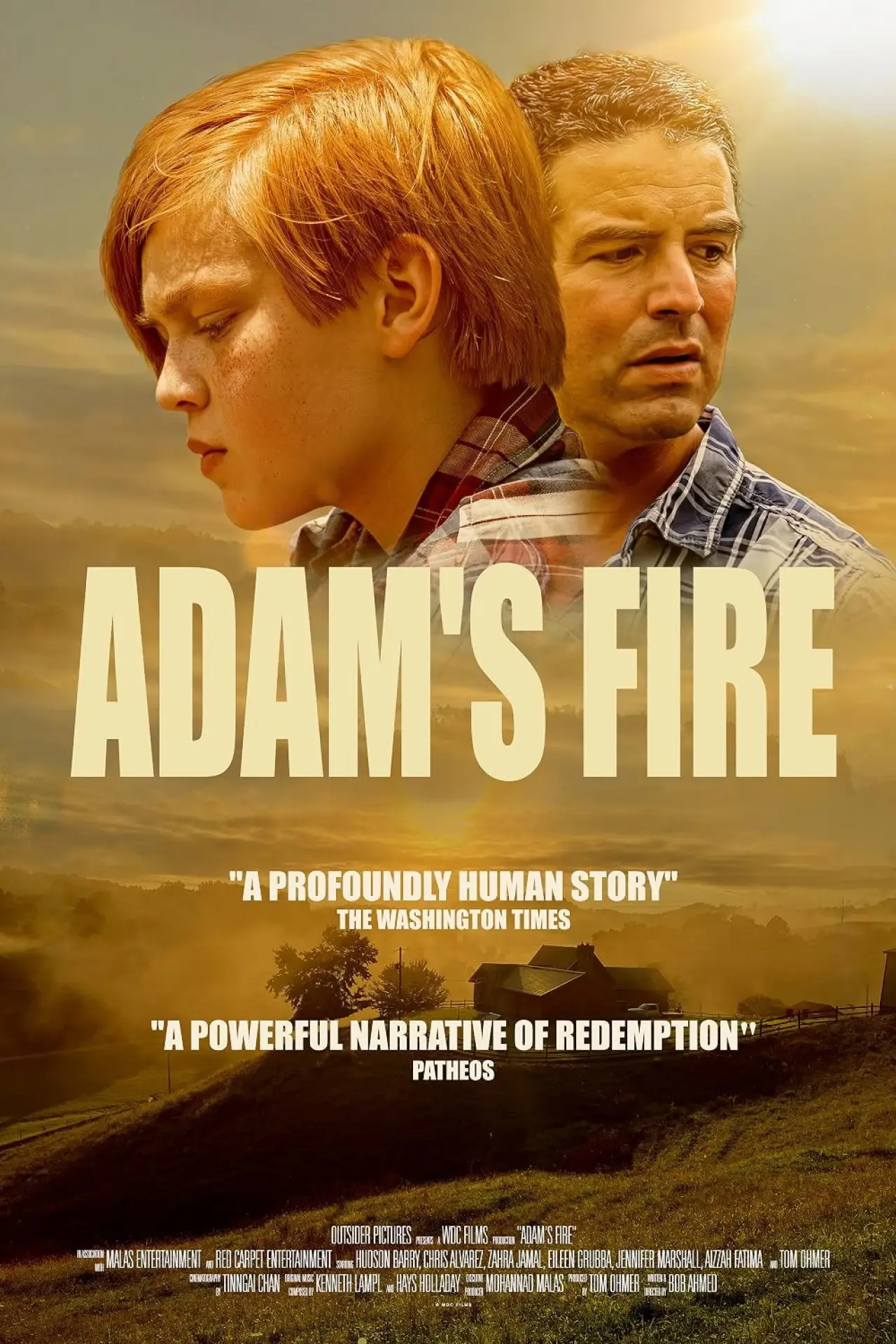 Plakat filmowy "Adam’s Fire"