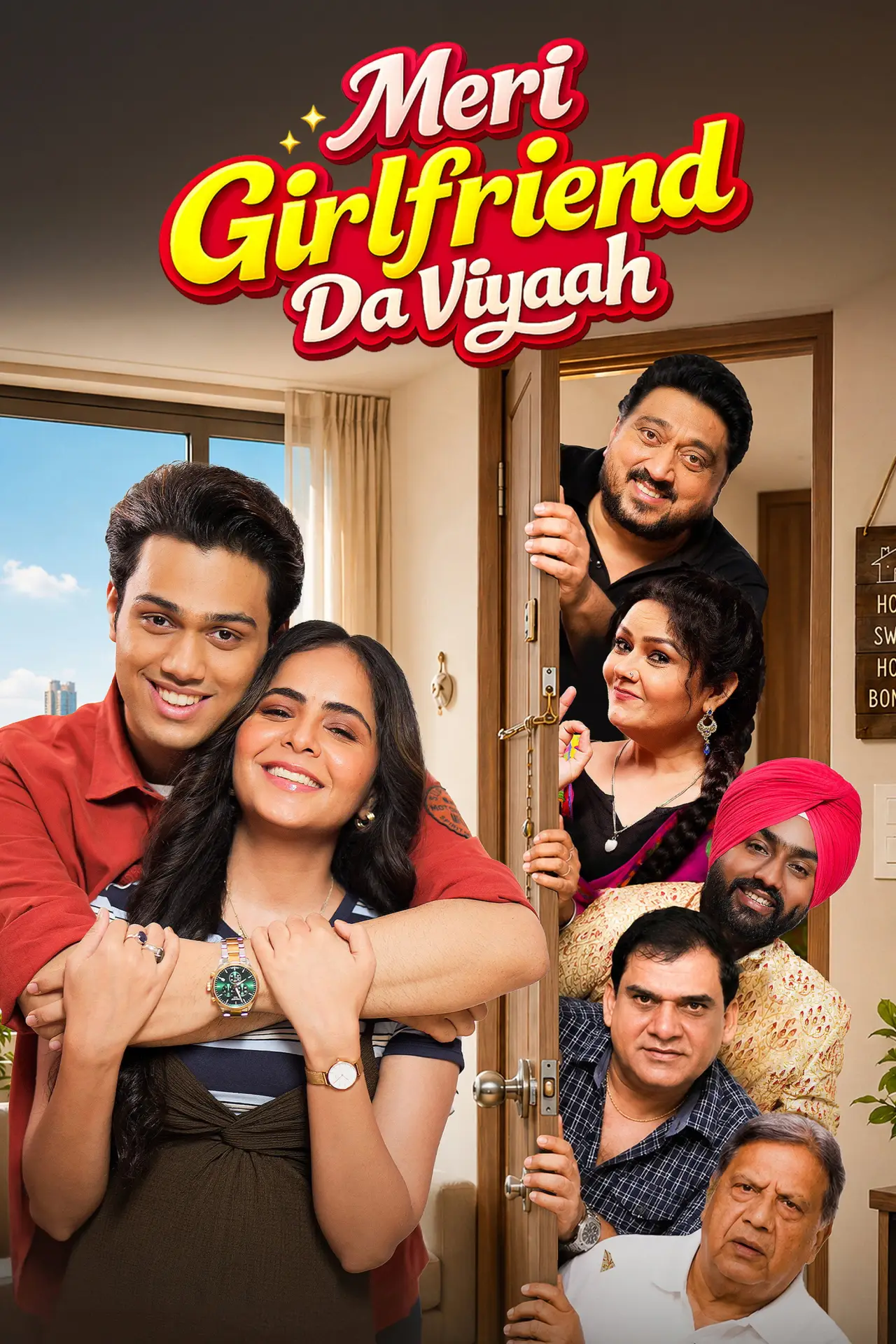 Plakat filmowy "Meri Girlfriend Da Viyaah"