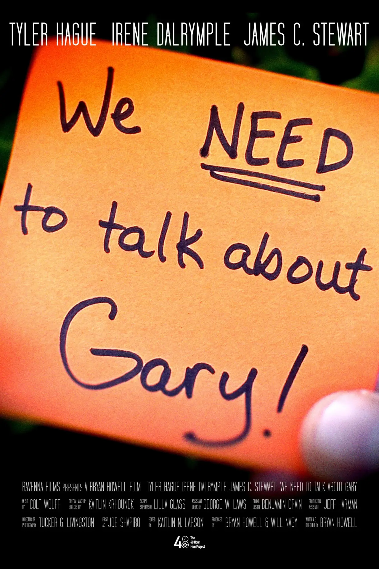 Plakat filmowy "We Need to Talk About Gary"