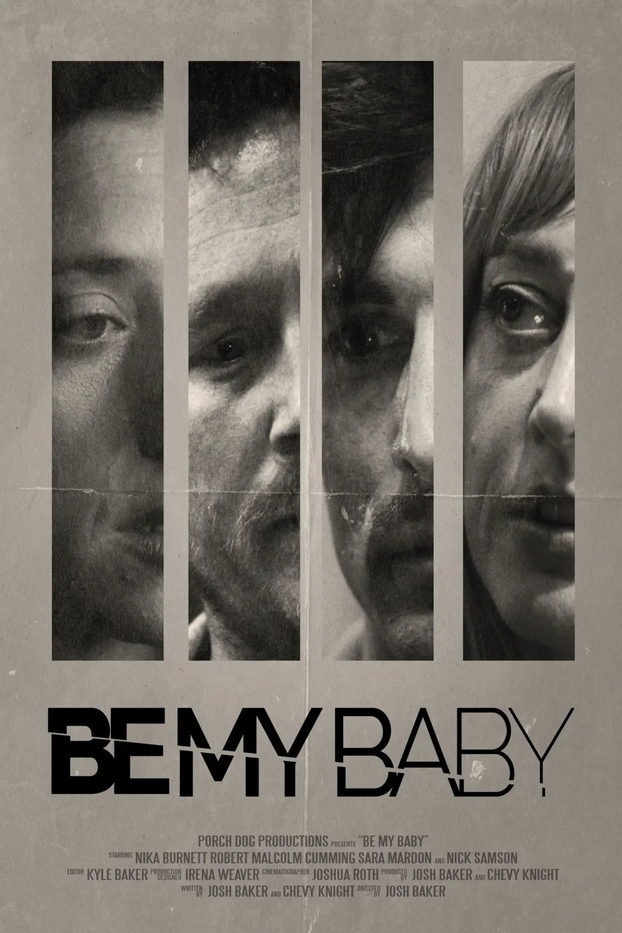 Plakat filmowy "Be My Baby"