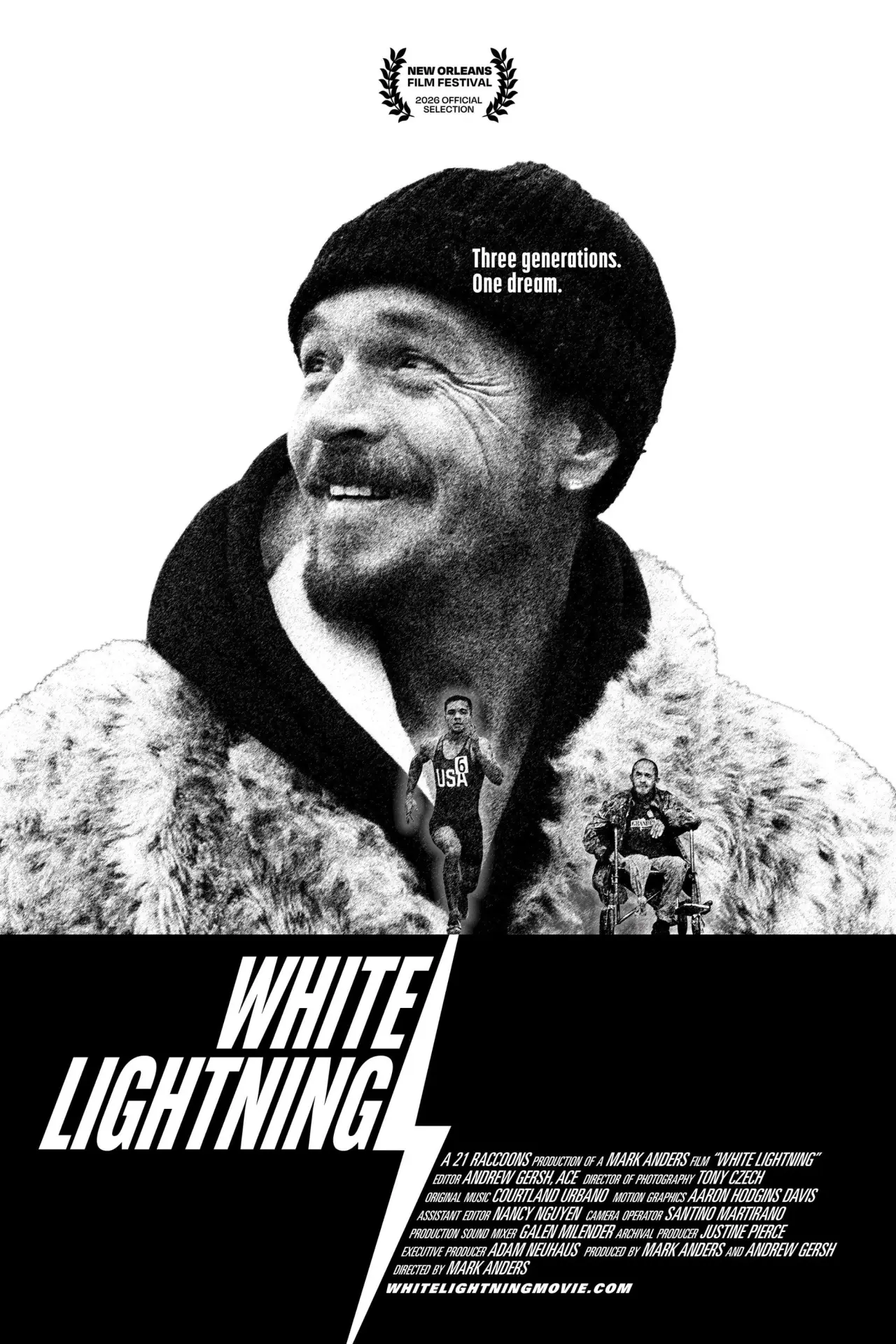 Plakat filmowy "White Lightning"