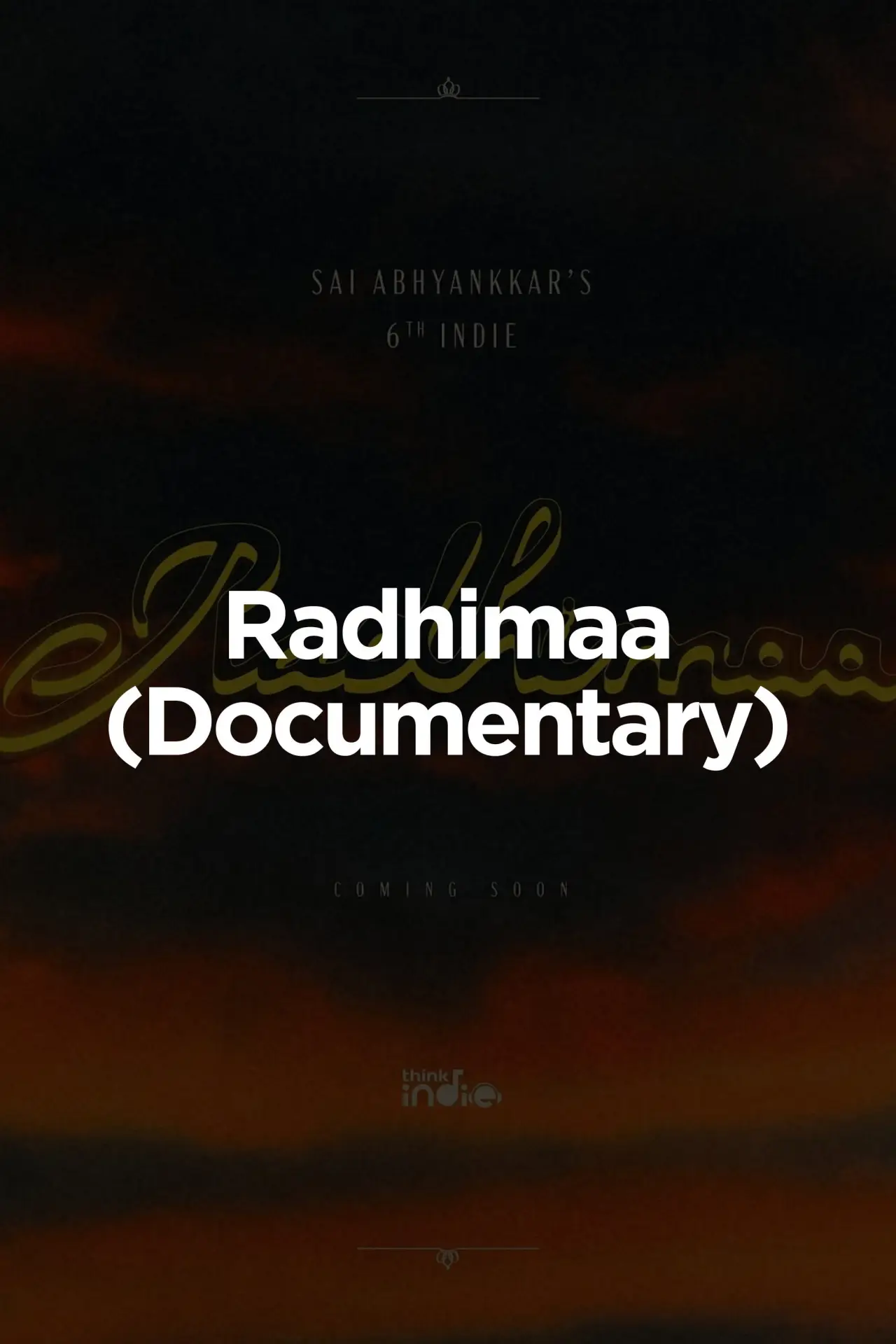 Plakat filmowy "Radhimaa (Documentary)"