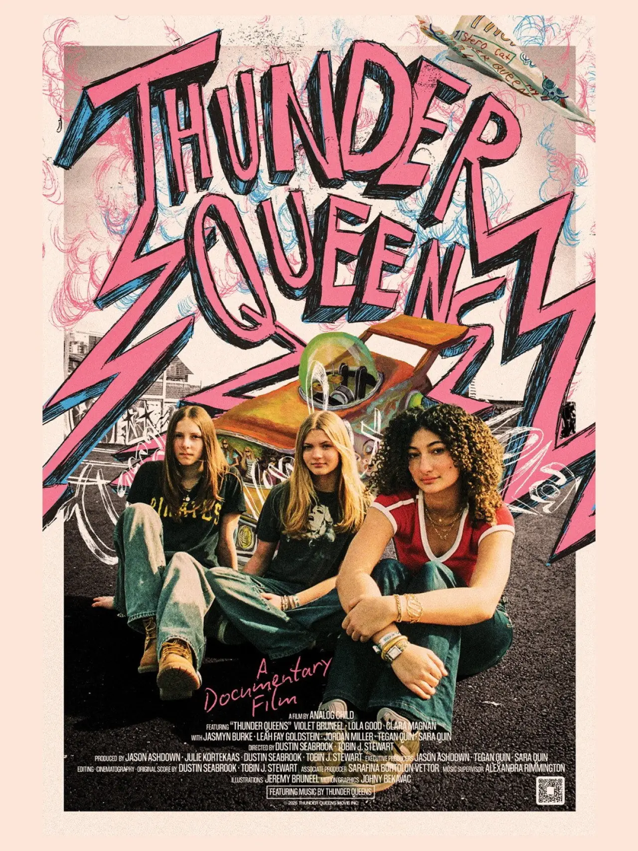 Plakat filmowy "Thunder Queens"