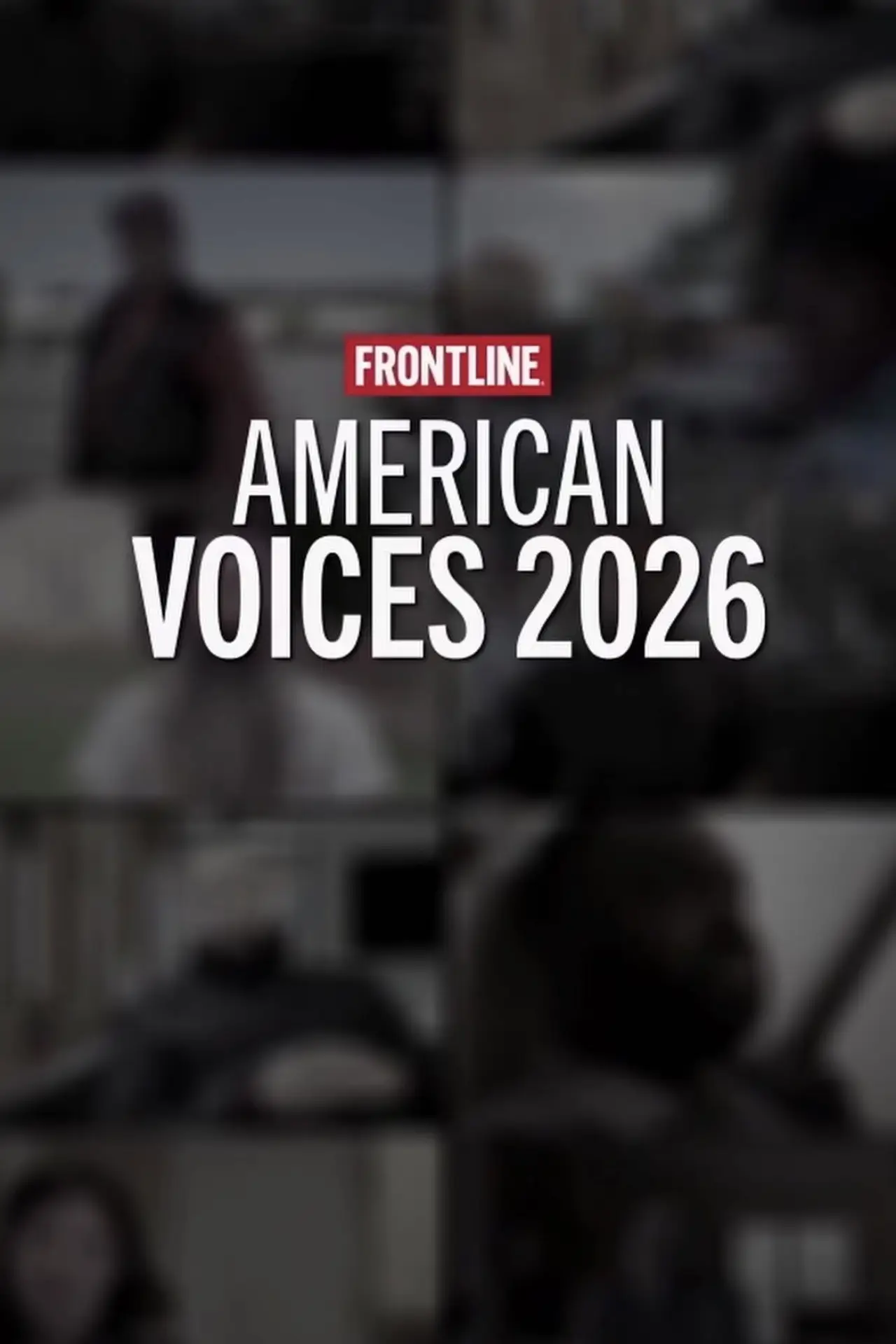 Plakat filmowy "American Voices 2026"