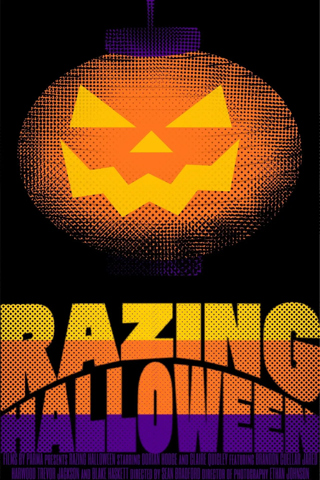 Plakat filmowy "Razing Halloween"