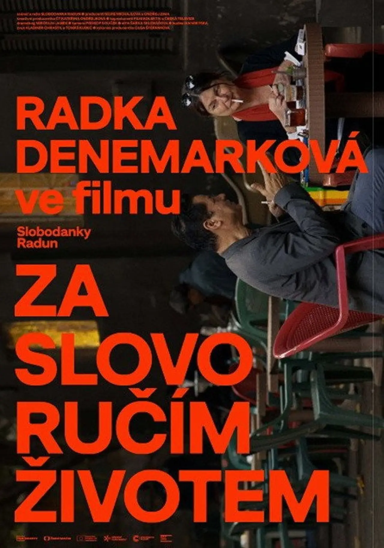 Plakat filmowy "Za slovo ručím životem"