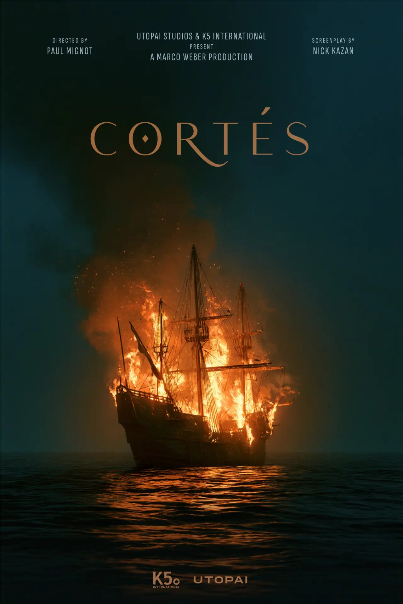 Plakat filmowy "Cortés"