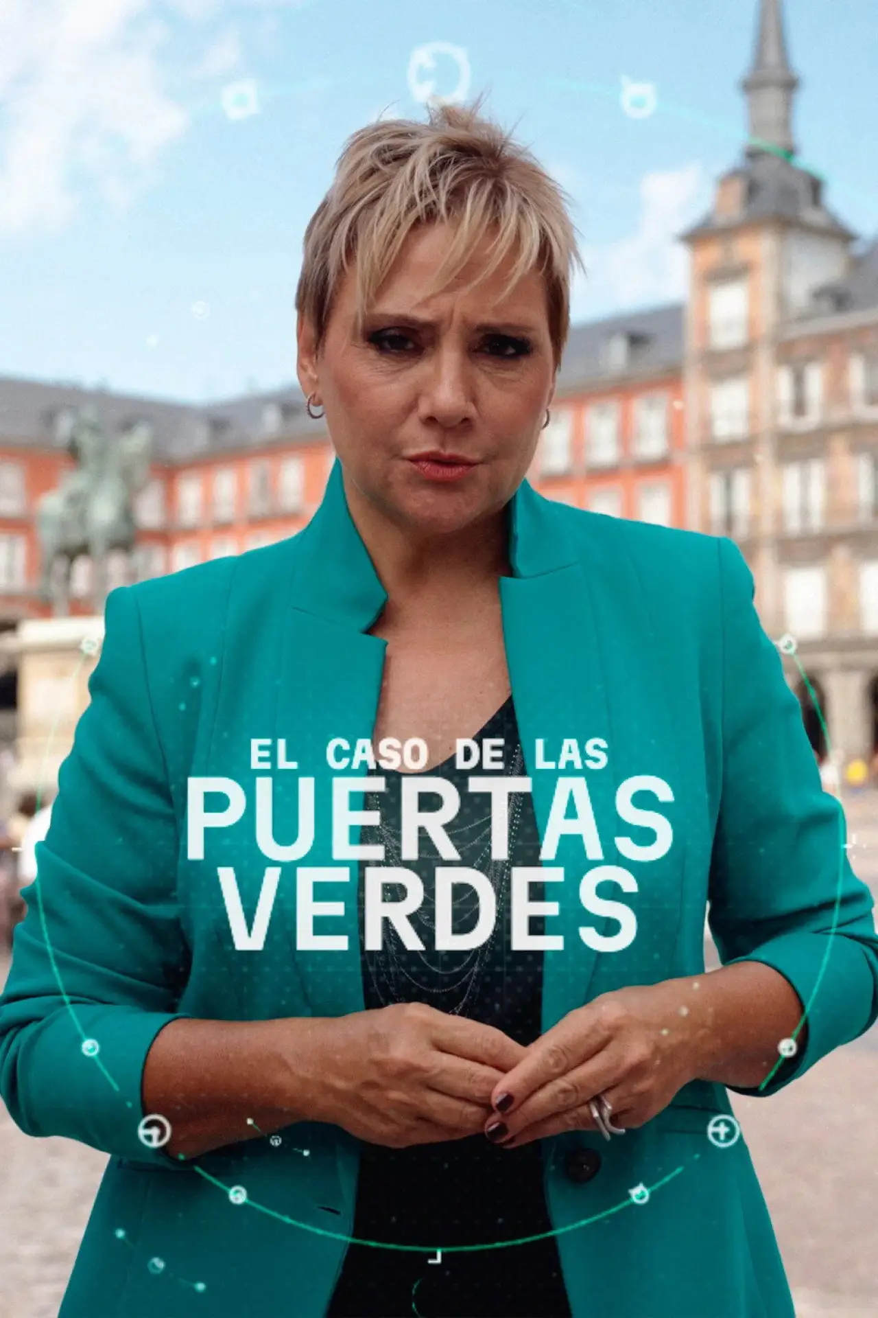 Plakat filmowy "El caso de las puertas verdes"