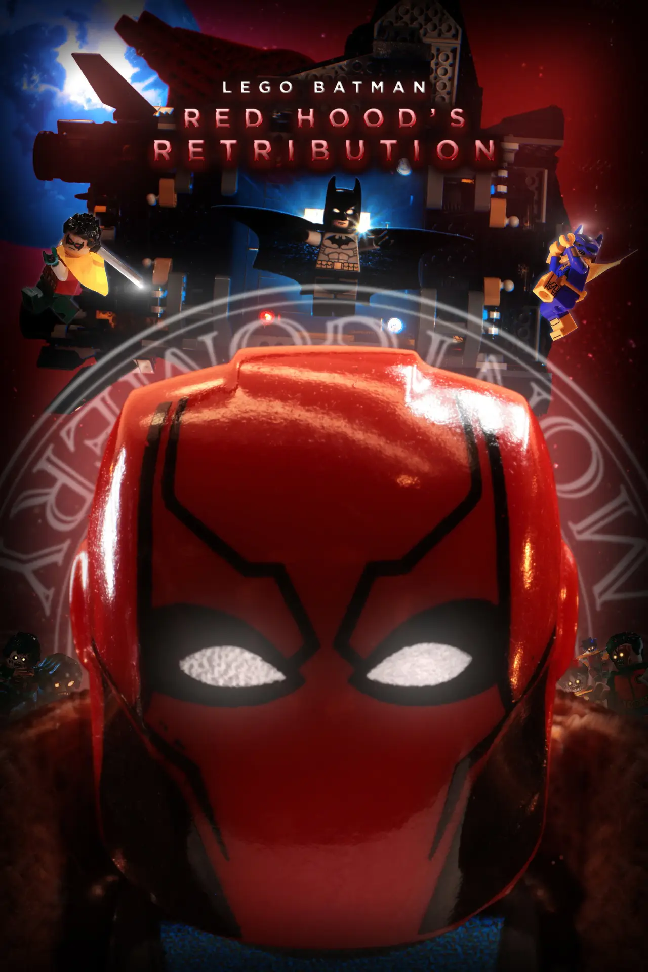 Plakat filmowy "Lego Batman - Red Hood