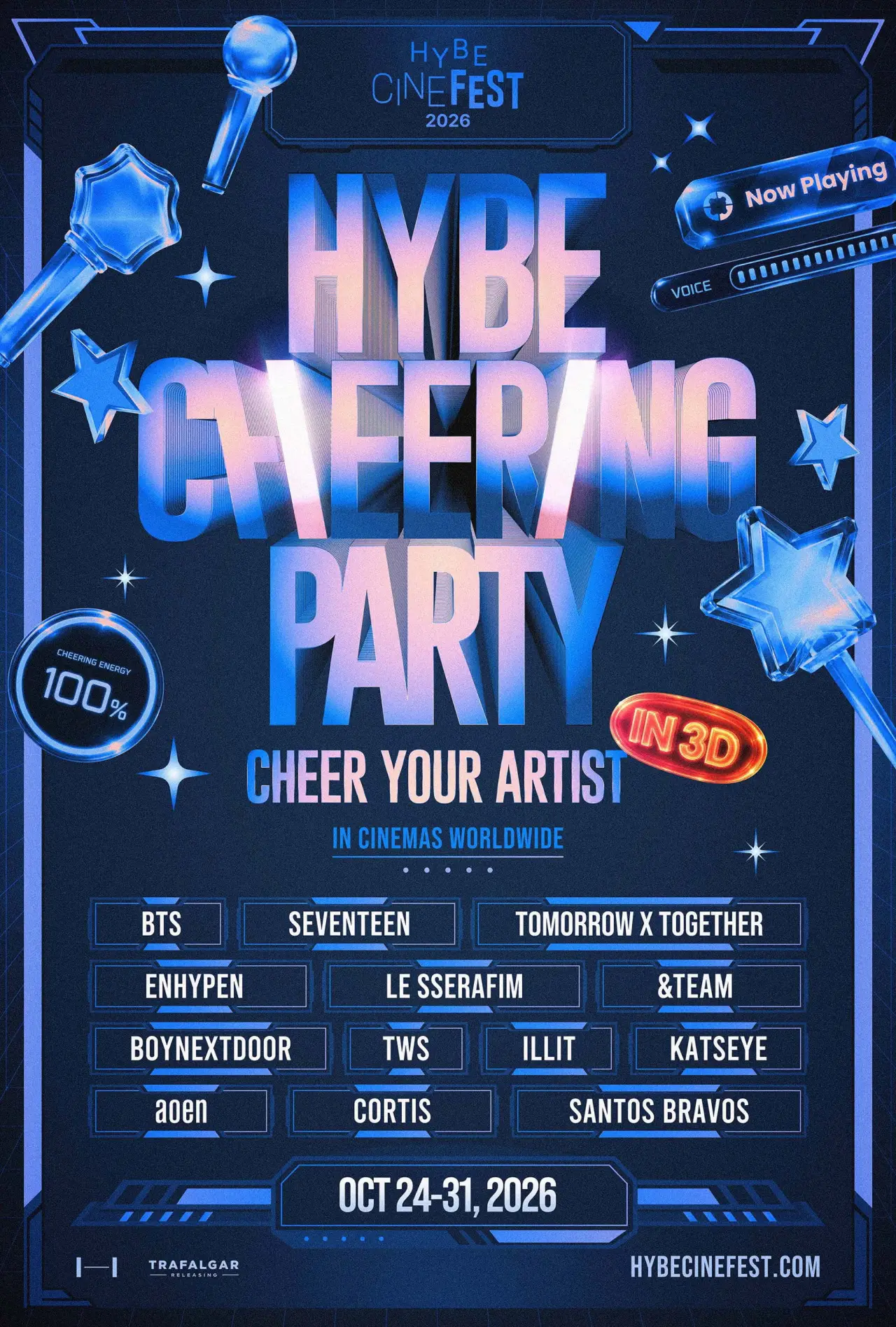 Plakat filmowy "하이브 치어링 파티"