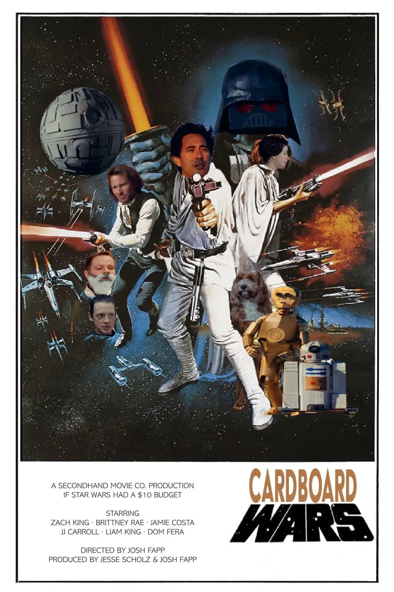 Plakat filmowy "Cardboard Star Wars: A New Hope"