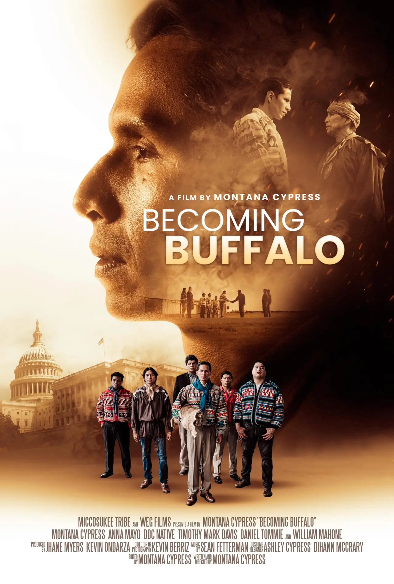 Plakat filmowy "Becoming Buffalo"