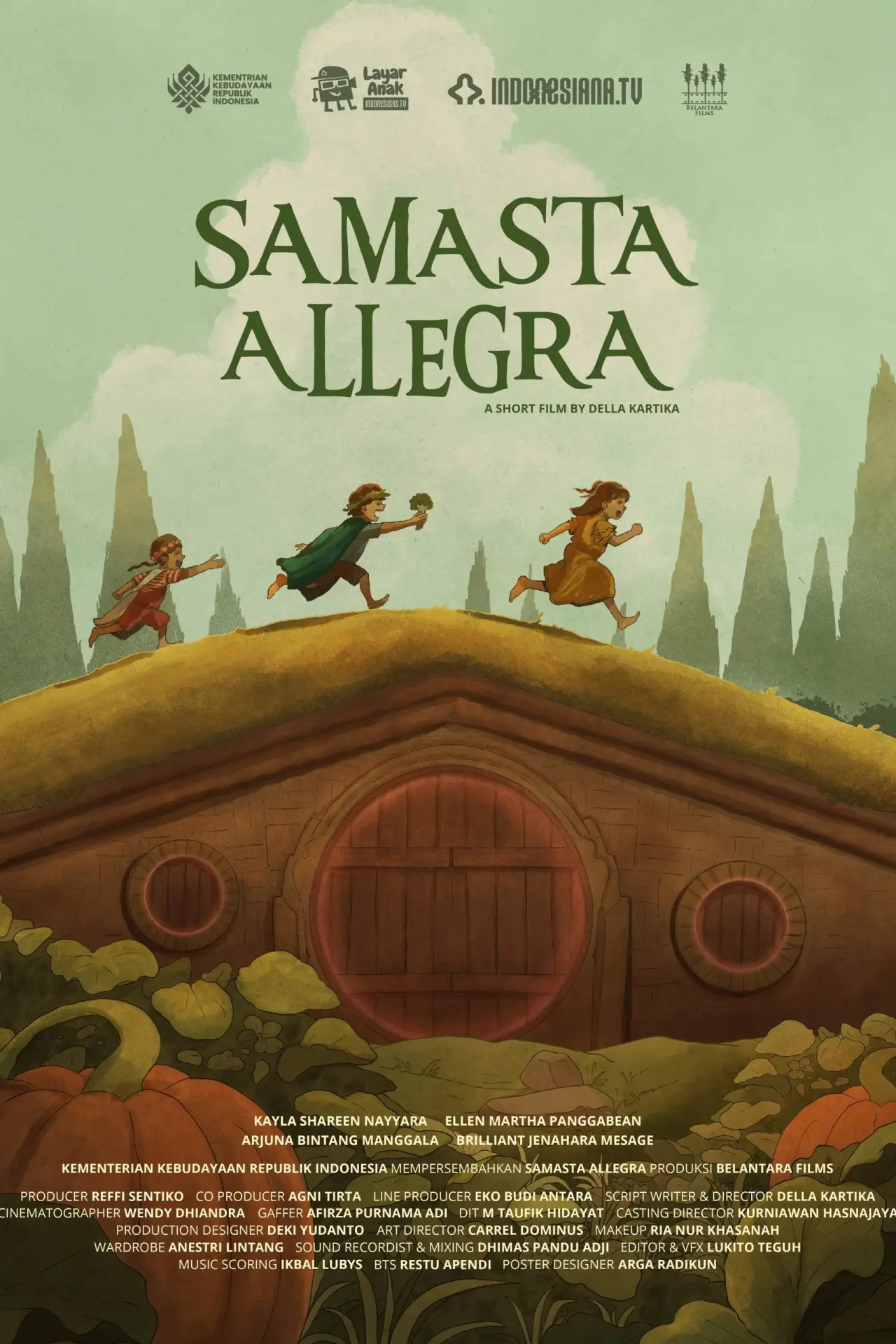 Plakat filmowy "Samasta Allegra"
