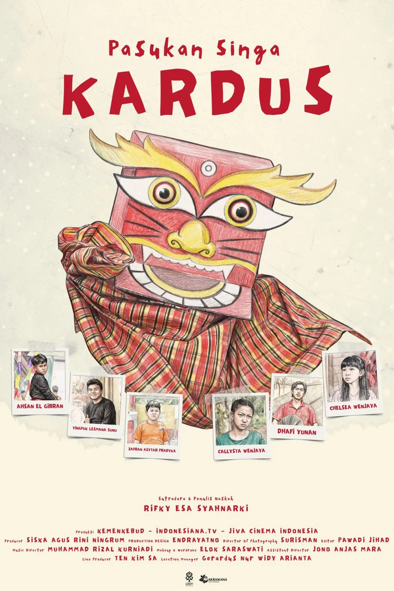 Plakat filmowy "Pasukan Singa Kardus"