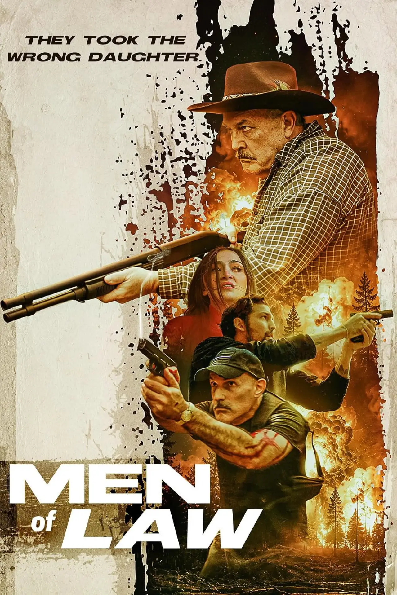 Plakat filmowy "Men of Law"