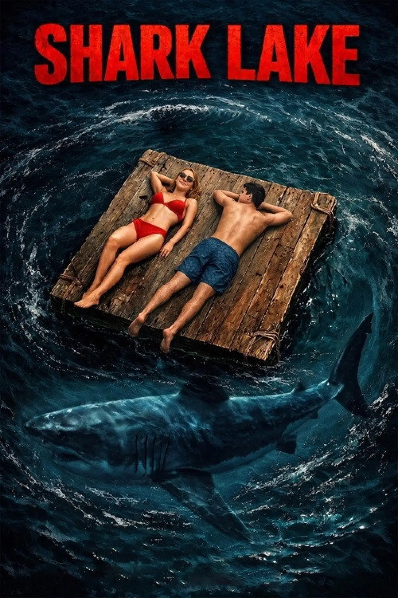 Plakat filmowy "Shark Lake"