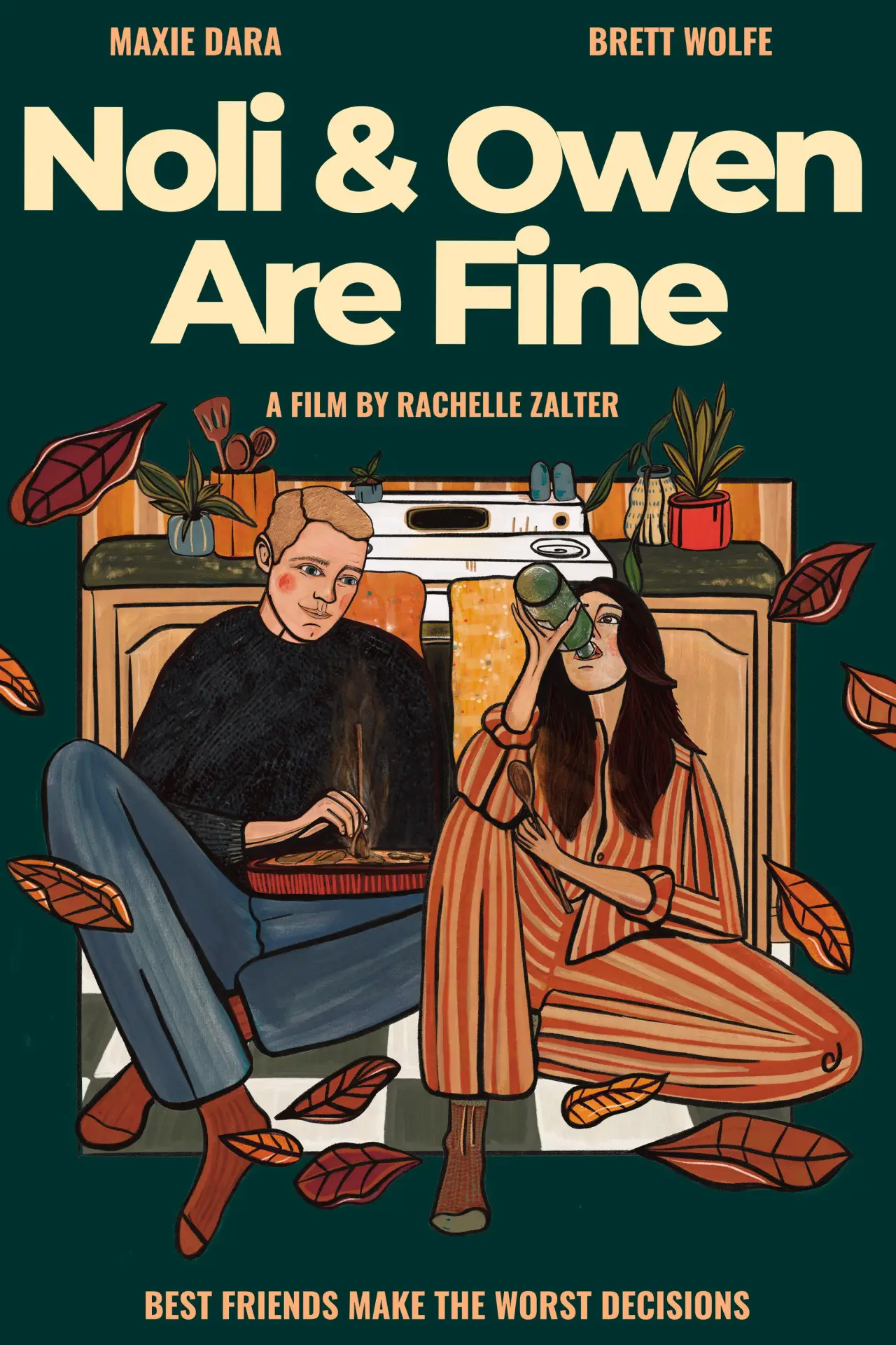 Plakat filmowy "Noli & Owen are Fine"