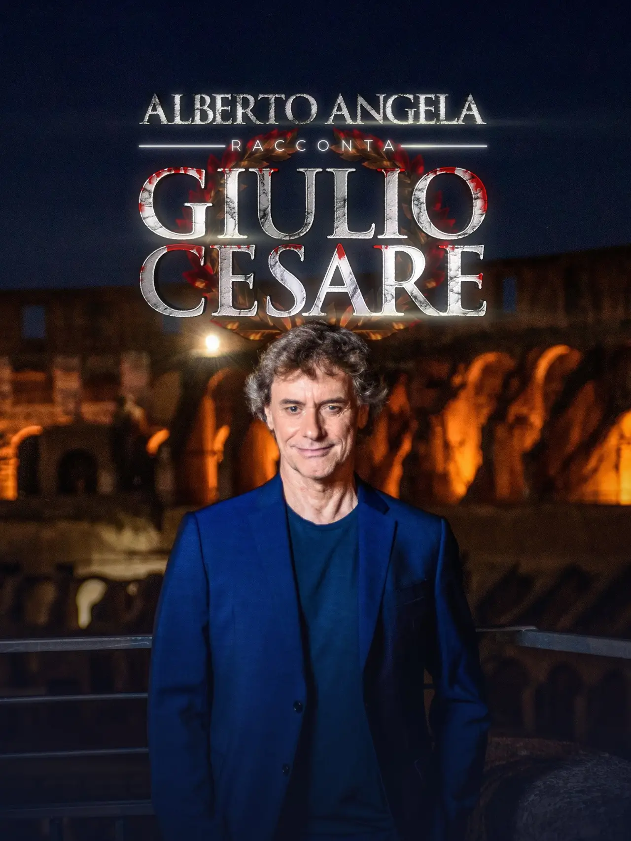 Plakat filmowy "Alberto Angela racconta Giulio Cesare"