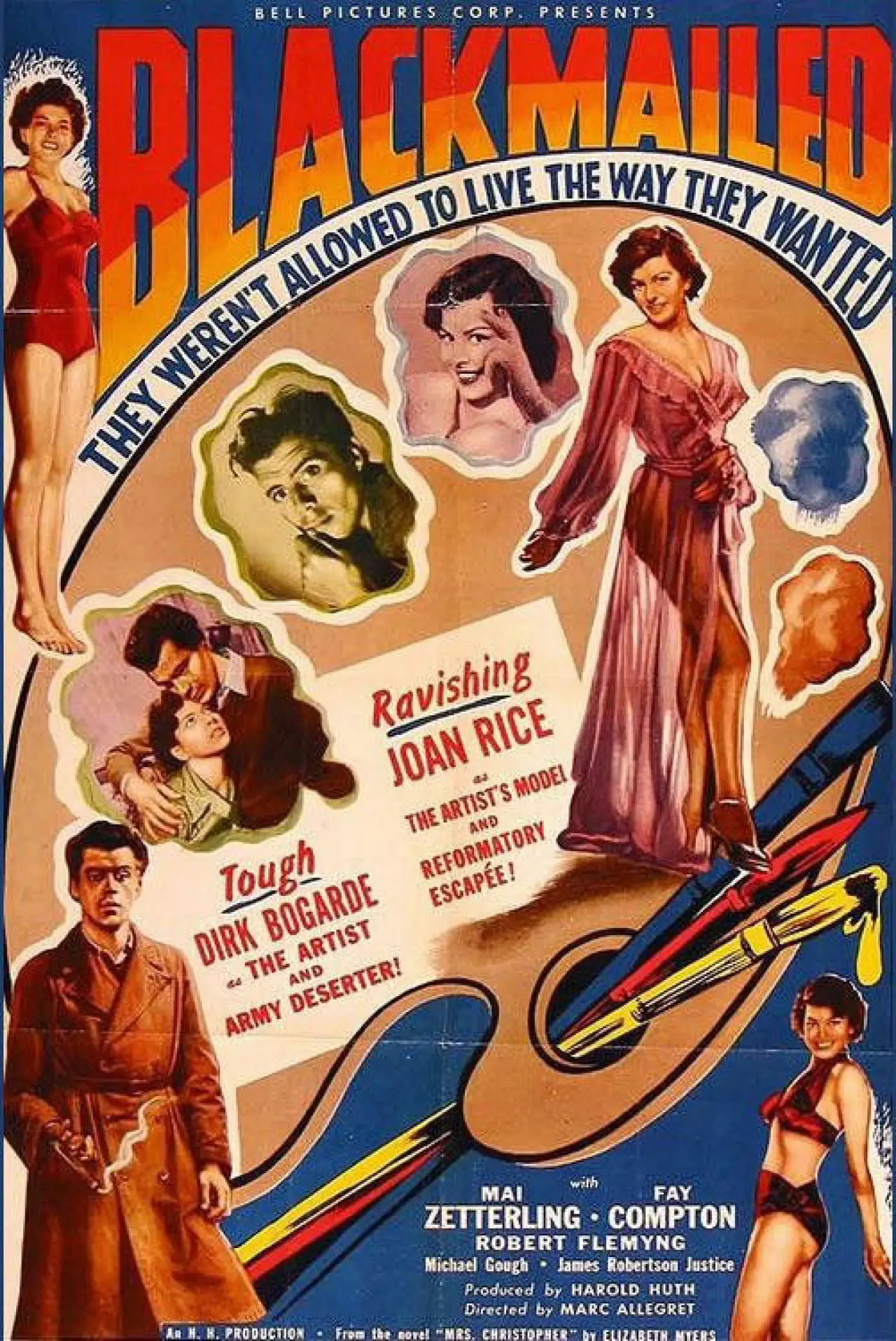 Plakat filmowy "Blackmailed"