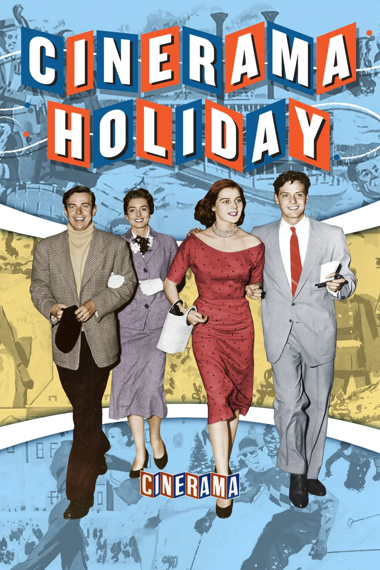 Plakat filmowy "Cinerama Holiday"