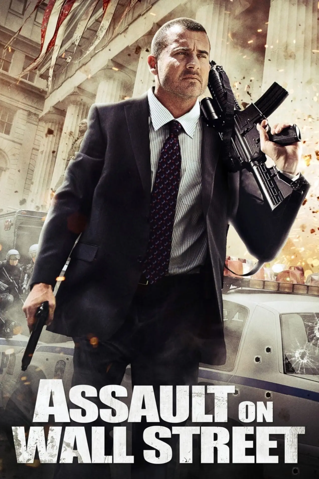 Plakat filmowy "Mściciel z Wall Street"