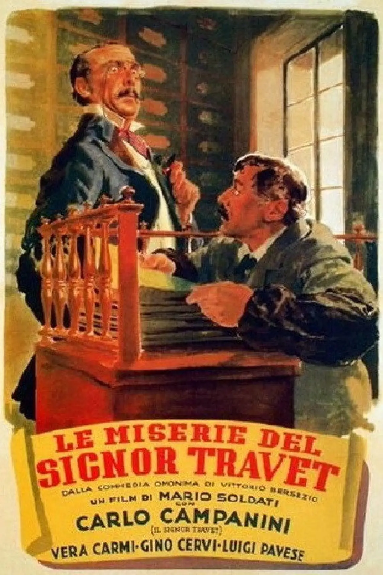 Plakat filmowy "Le miserie del signor Travet"