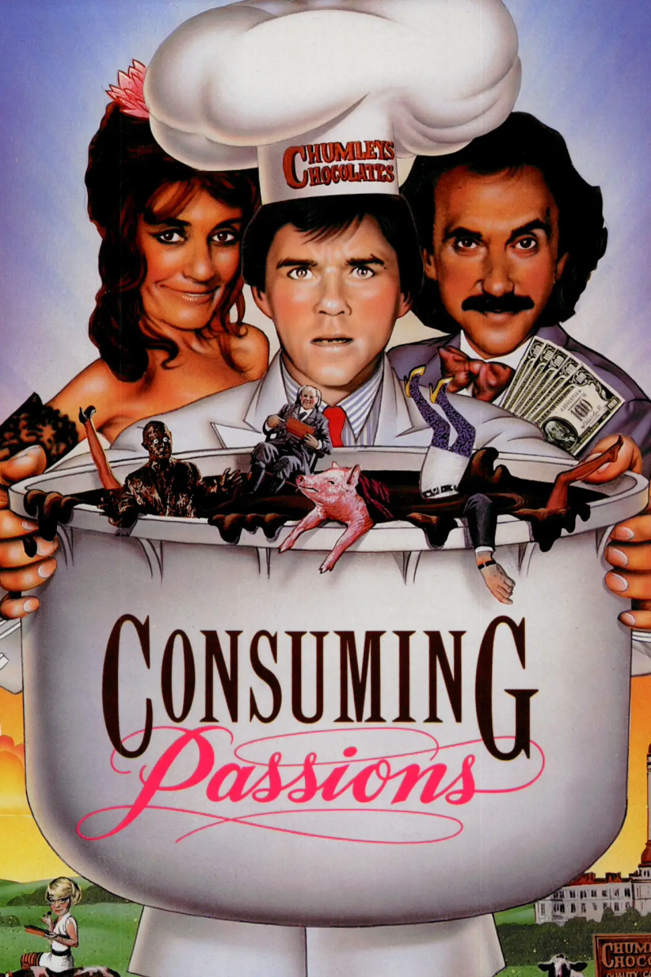 Plakat filmowy "Consuming Passions"
