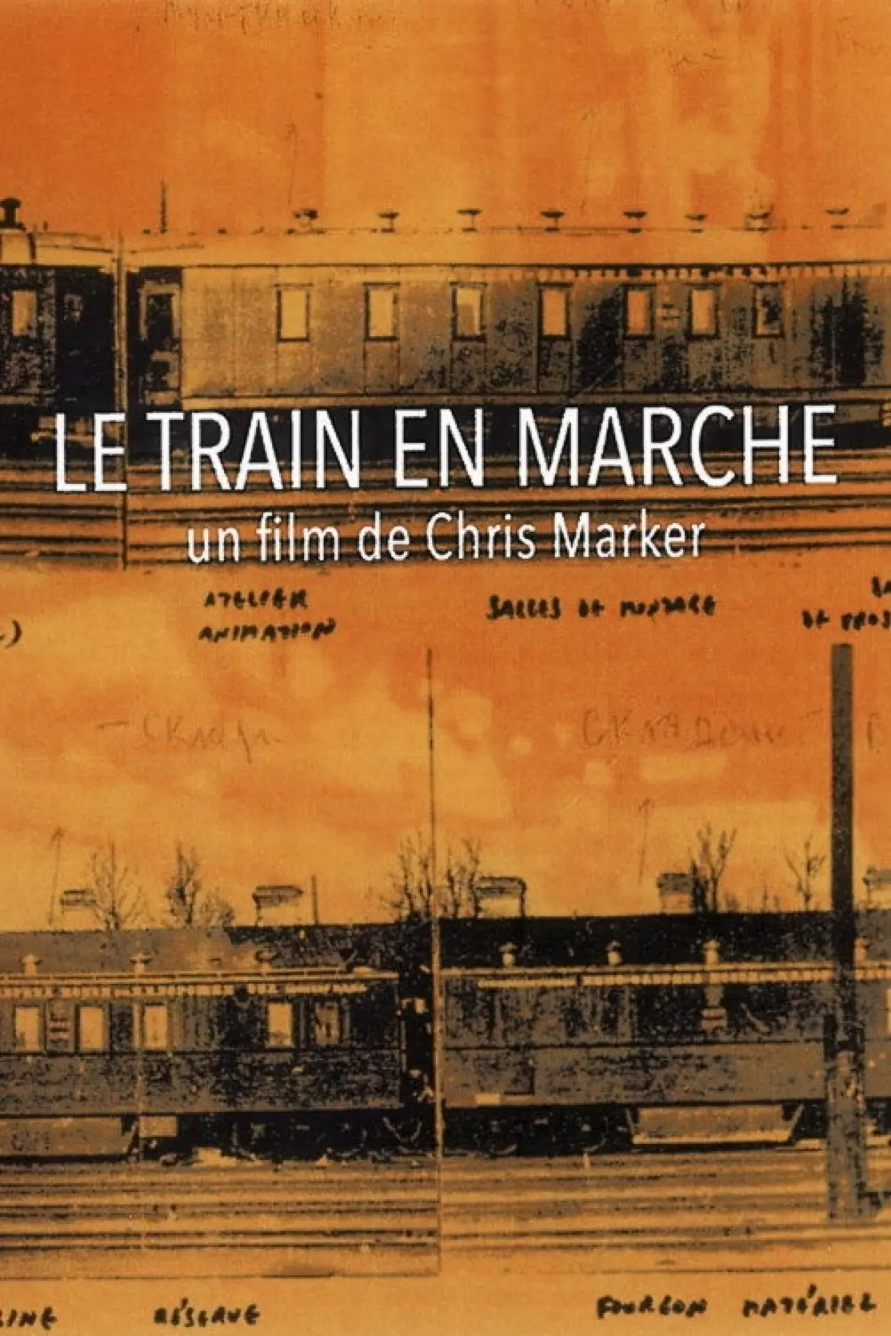 Plakat filmowy "Le Train en marche"