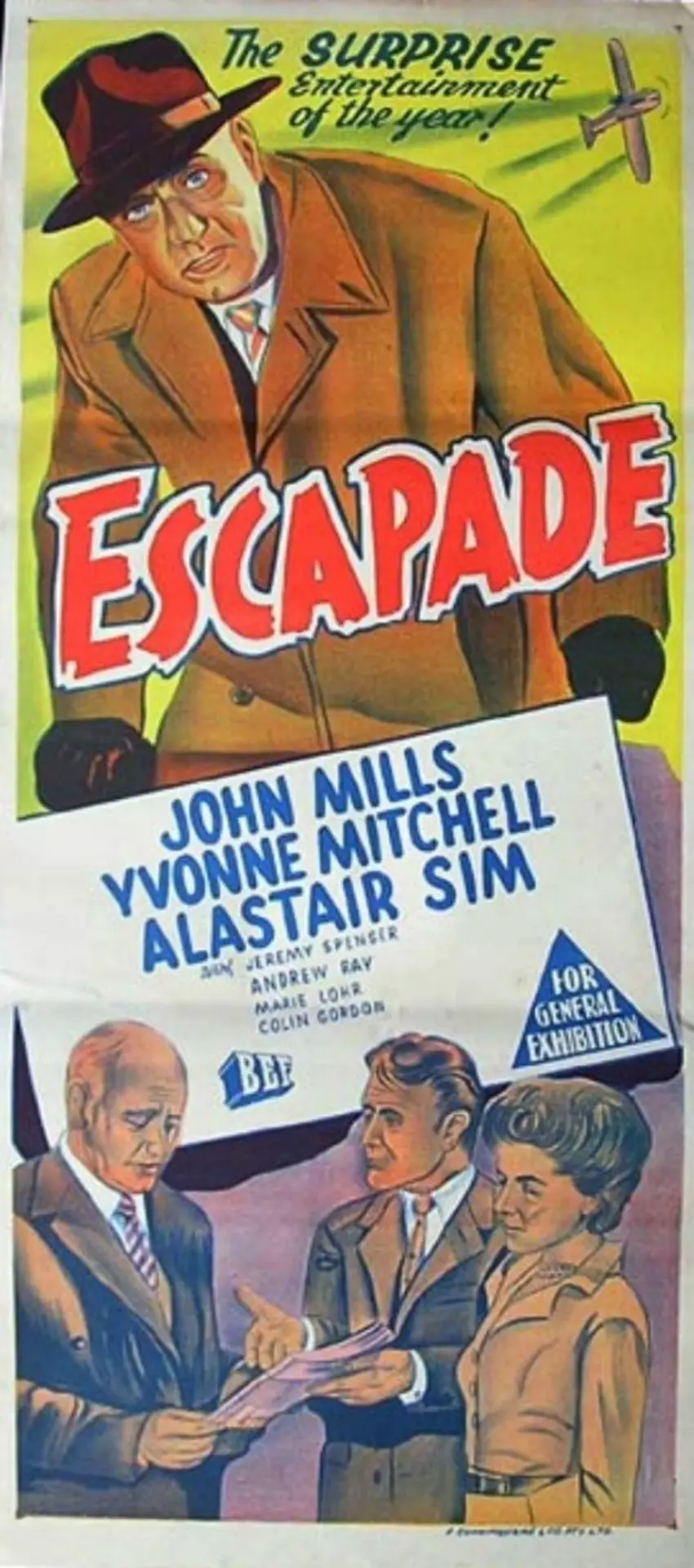 Plakat filmowy "Escapade"