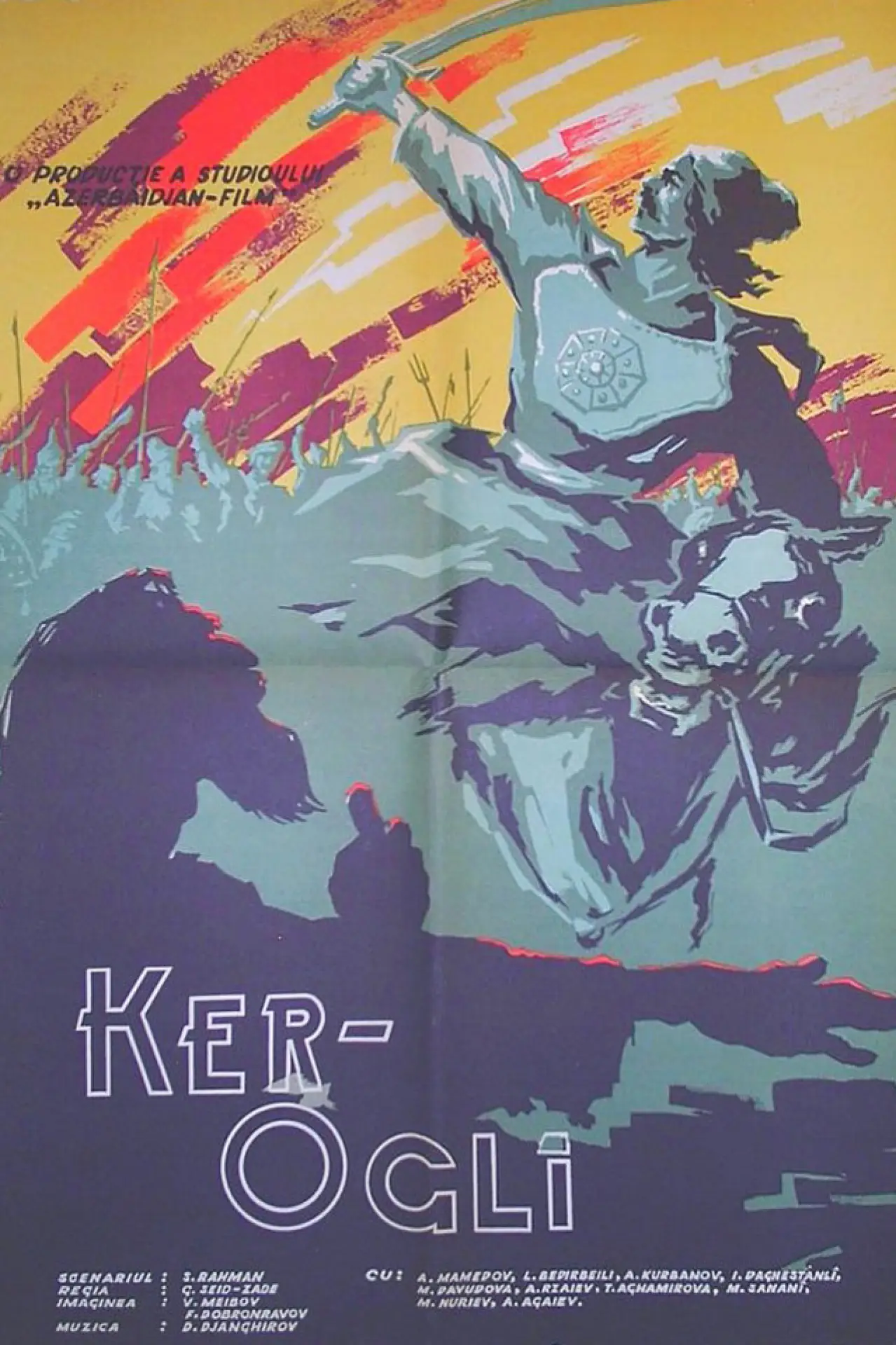 Plakat filmowy "Koroğlu"