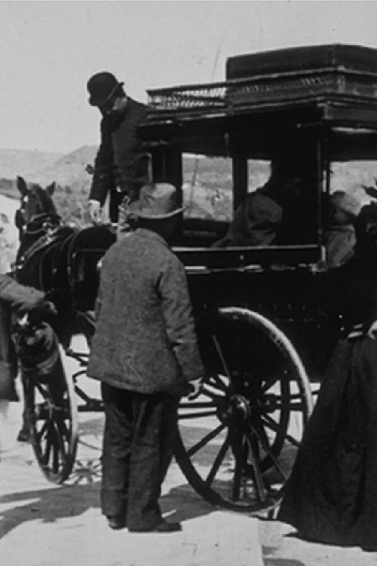 Plakat filmowy "Départ en voiture"