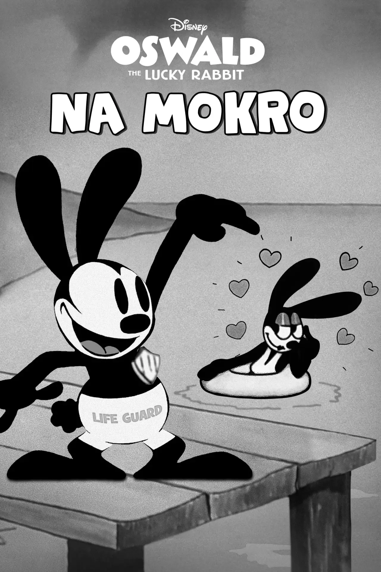 Plakat filmowy "Na mokro"