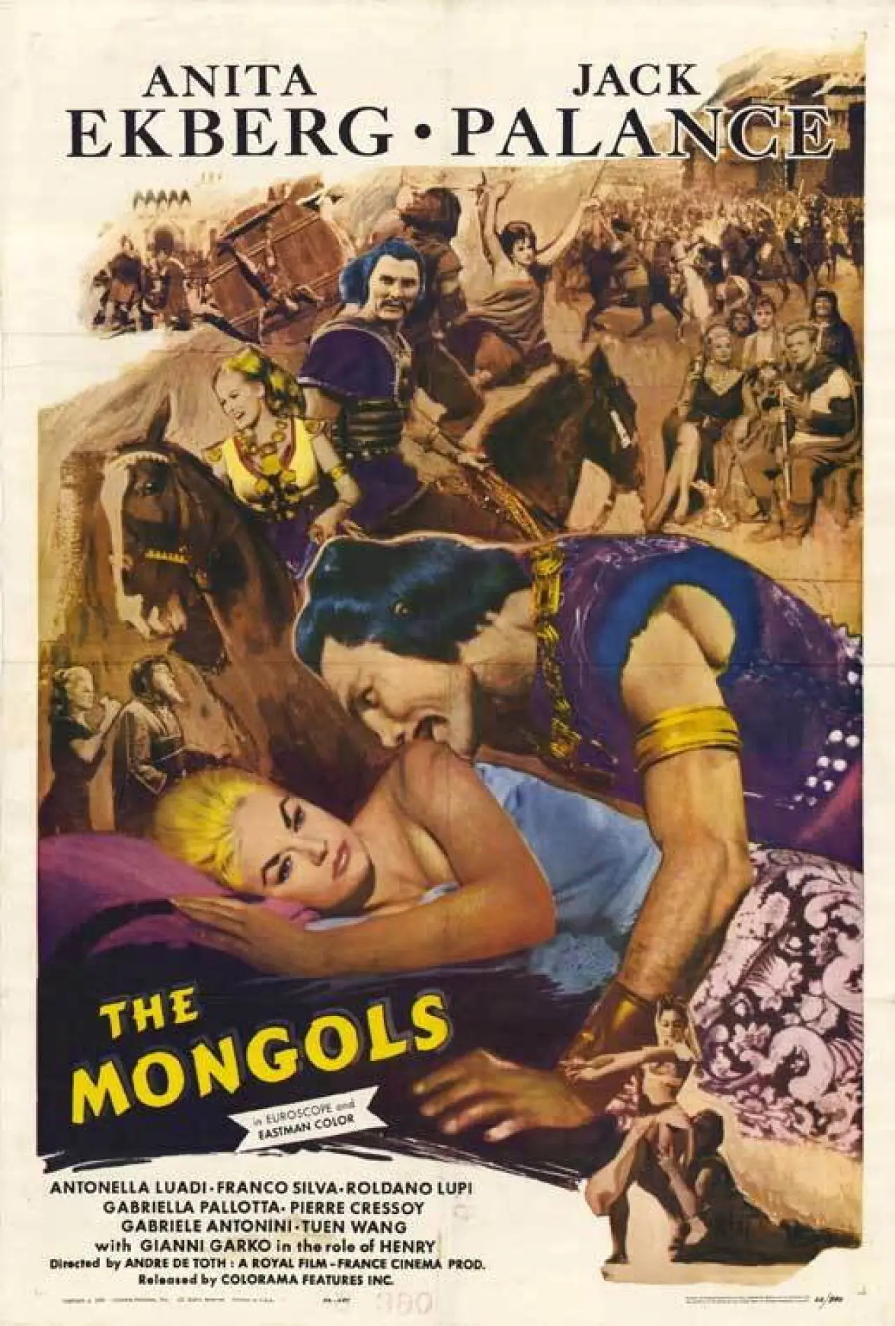 Plakat filmowy "Mongołowie"