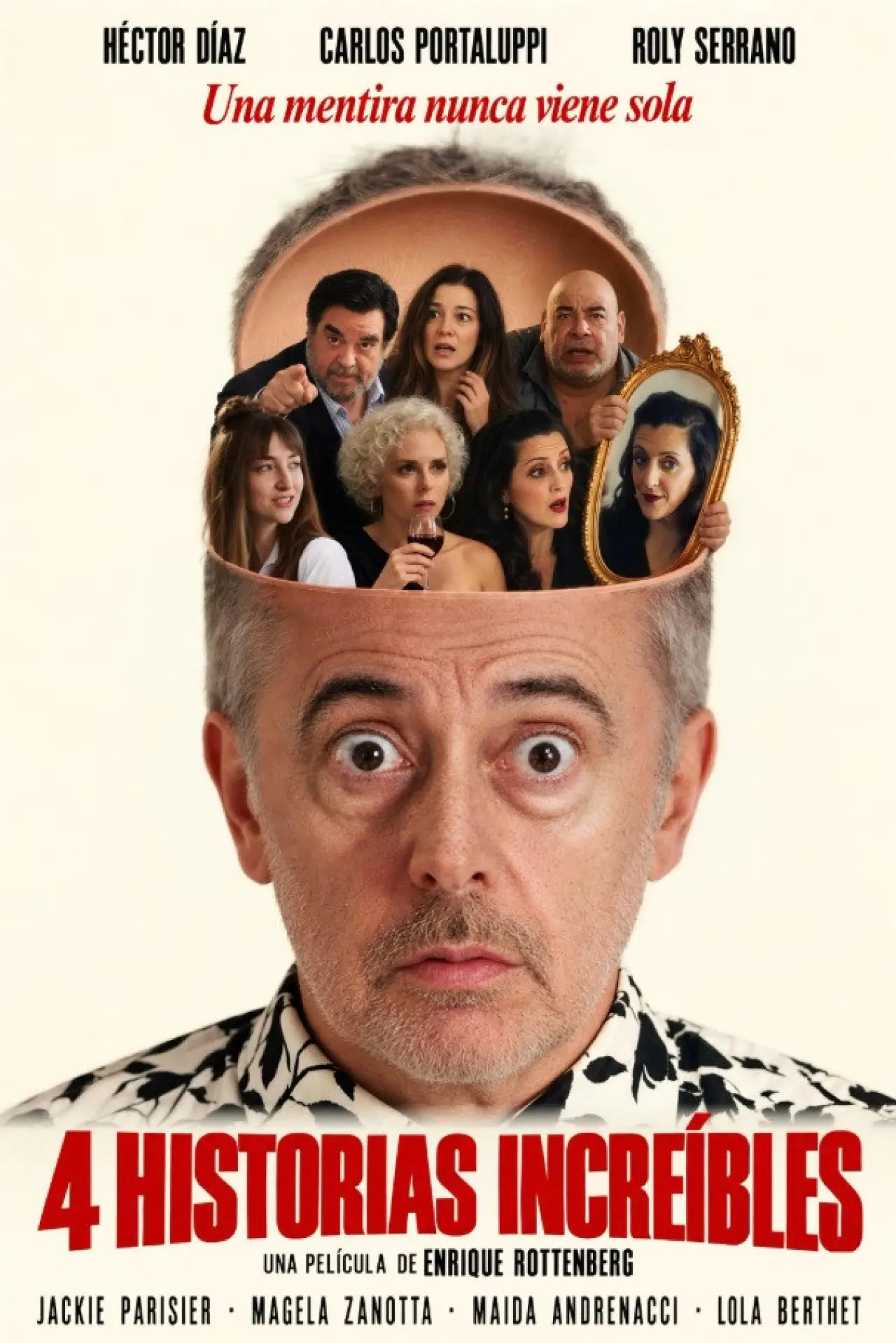 Plakat filmowy "4 historias increíbles"
