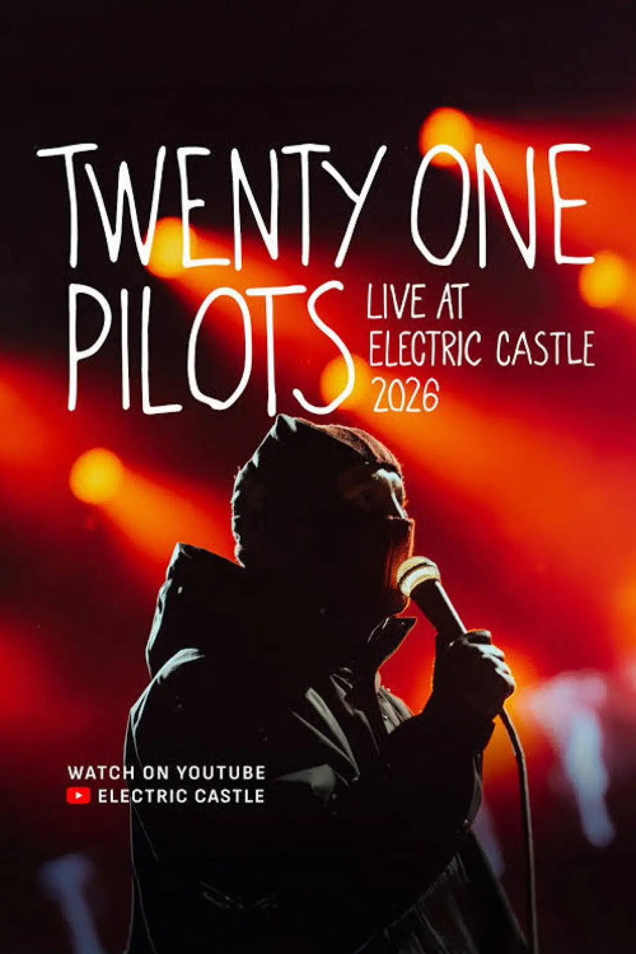Plakat filmowy "Twenty One Pilots: Electric Castle 2026"