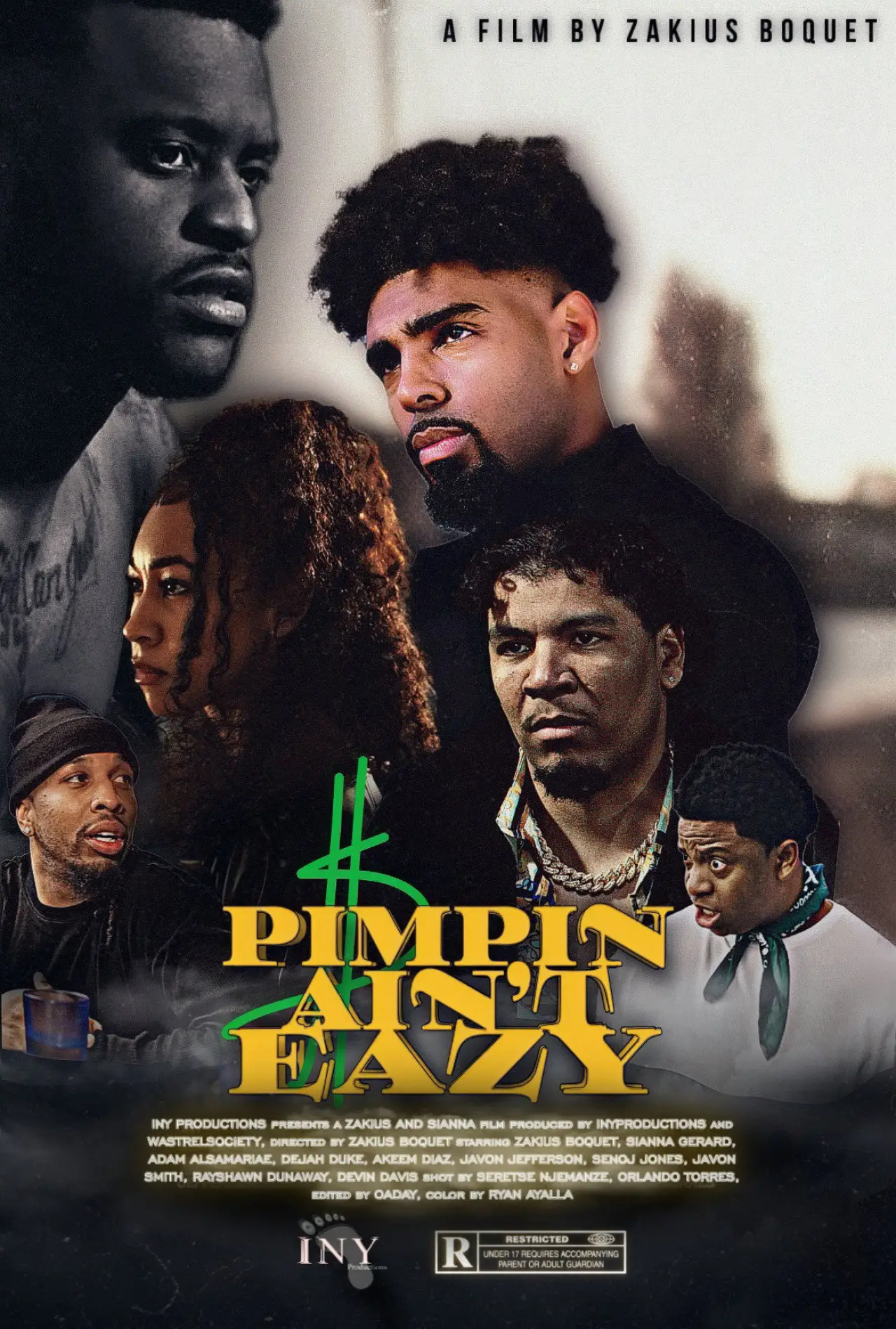 Plakat filmowy "Pimpin ‘  Ain’t Eazy"