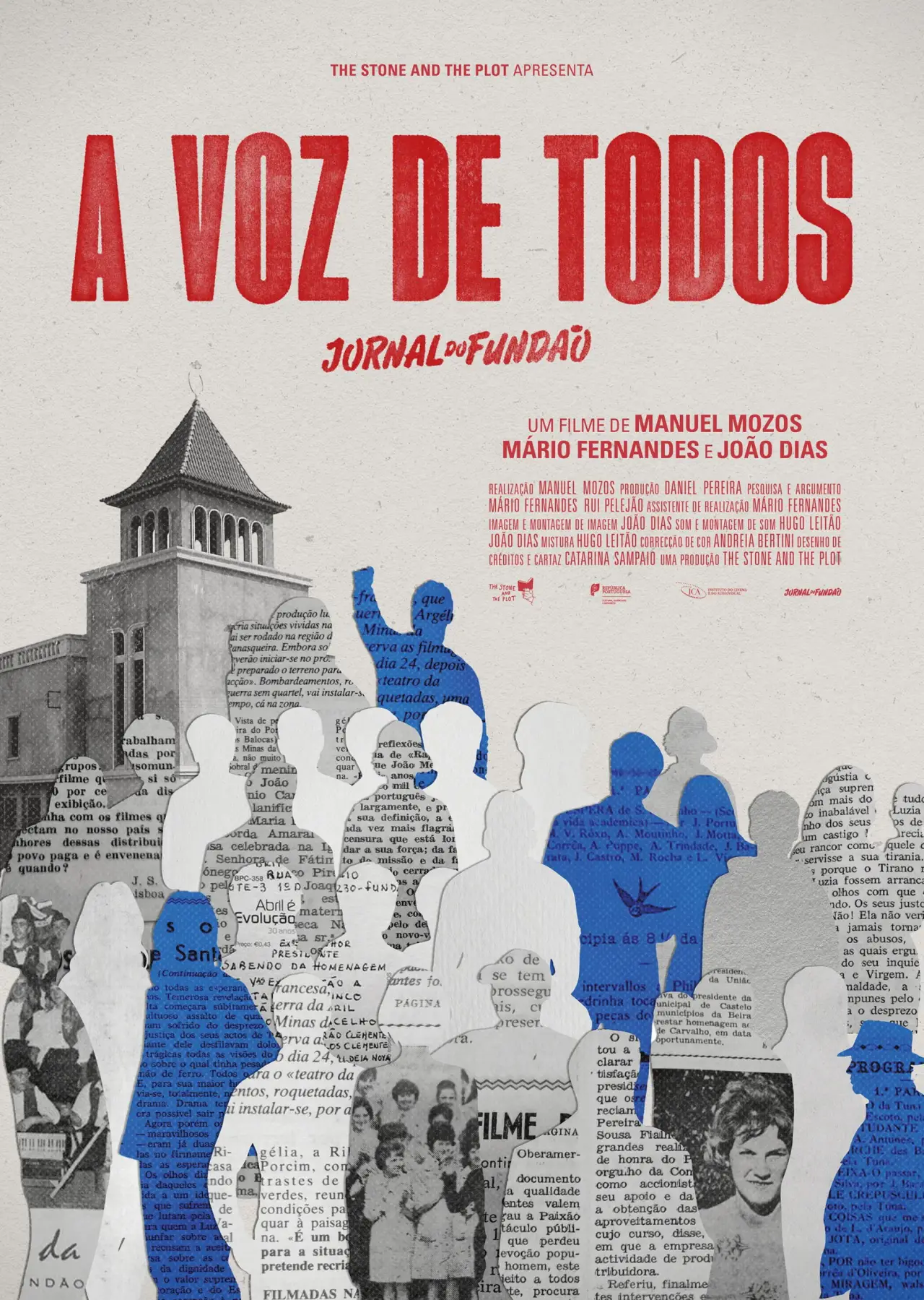 Plakat filmowy "A Voz de Todos – Jornal do Fundão"
