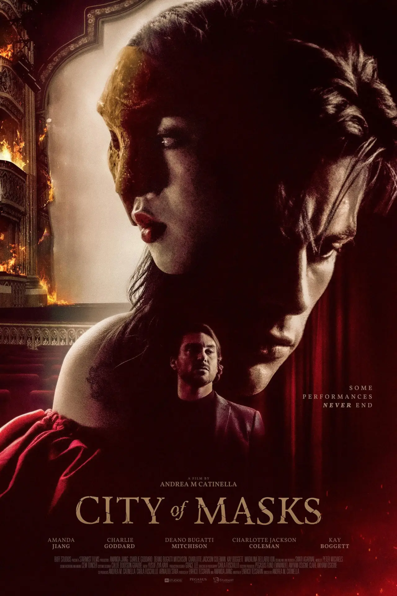 Plakat filmowy "City of Masks"