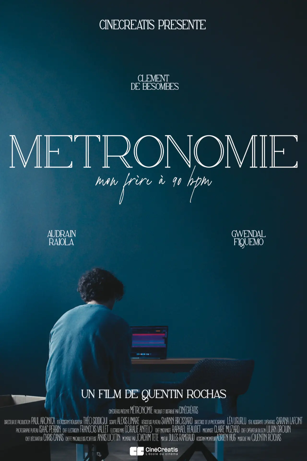 Plakat filmowy "Métronomie"