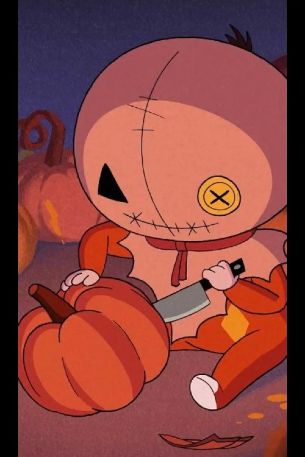 Plakat filmowy "Pumpkin Carving with Sam"