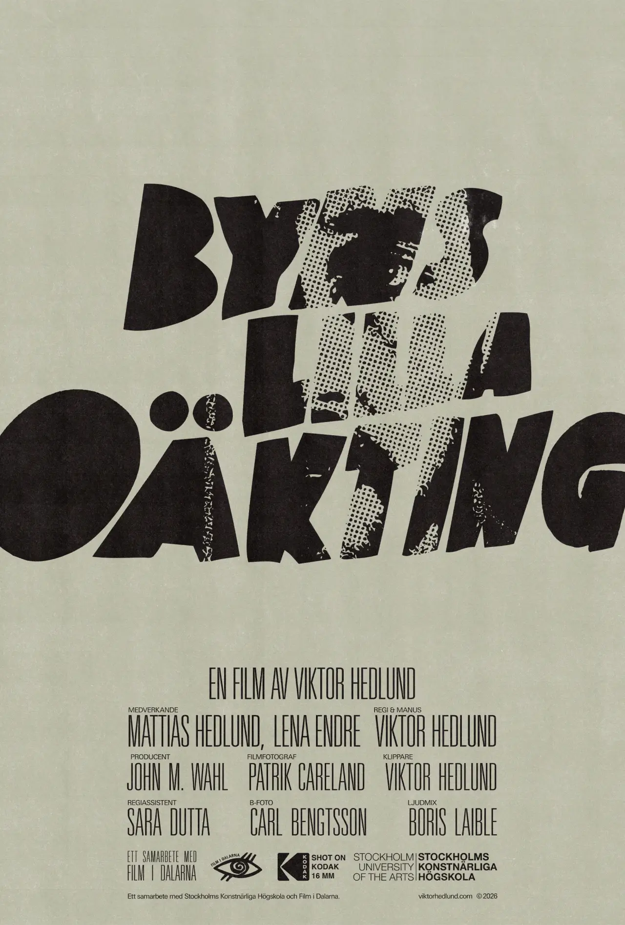 Plakat filmowy "Byns lilla oäkting"