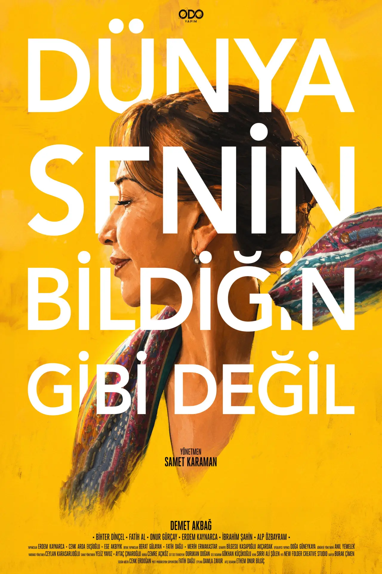 Plakat filmowy "Dünya Senin Bildiğin Gibi Değil"