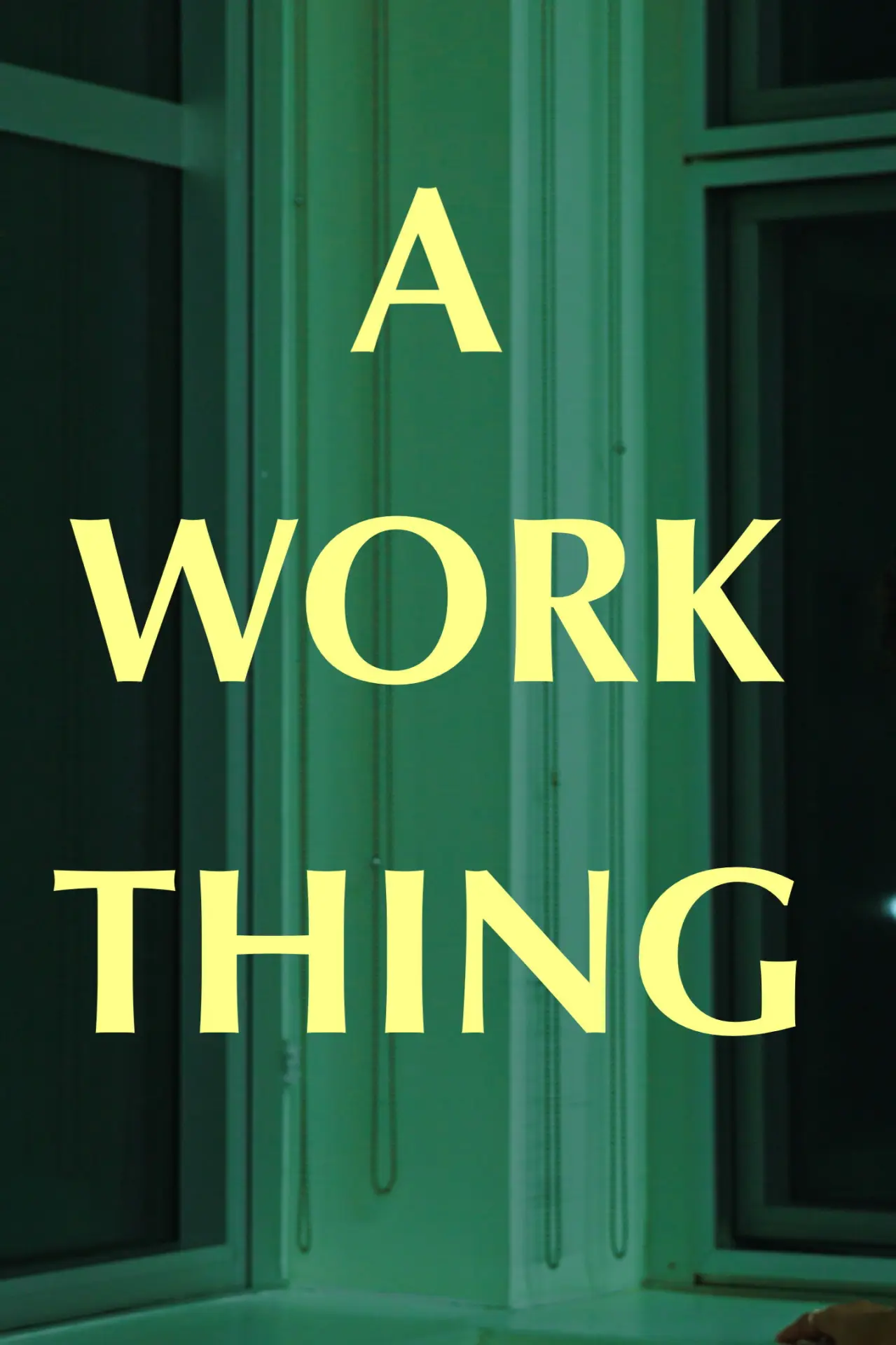 Plakat filmowy "A Work Thing"