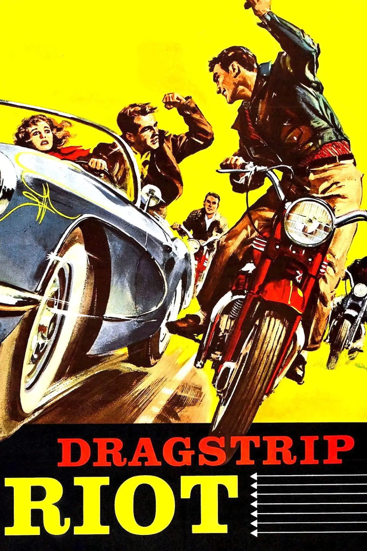 Plakat filmowy "Dragstrip Riot"