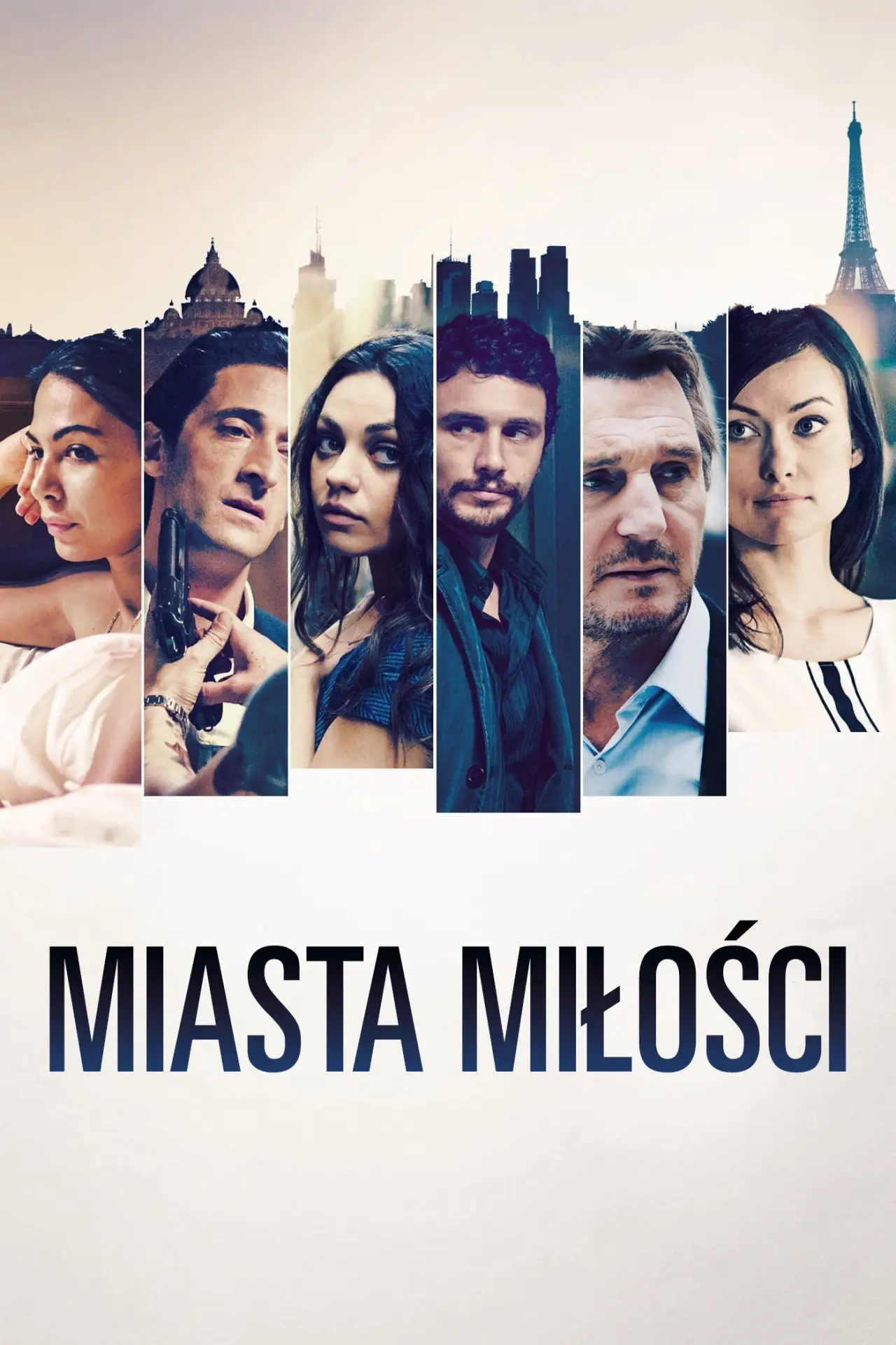 Plakat filmowy "Miasta miłości"