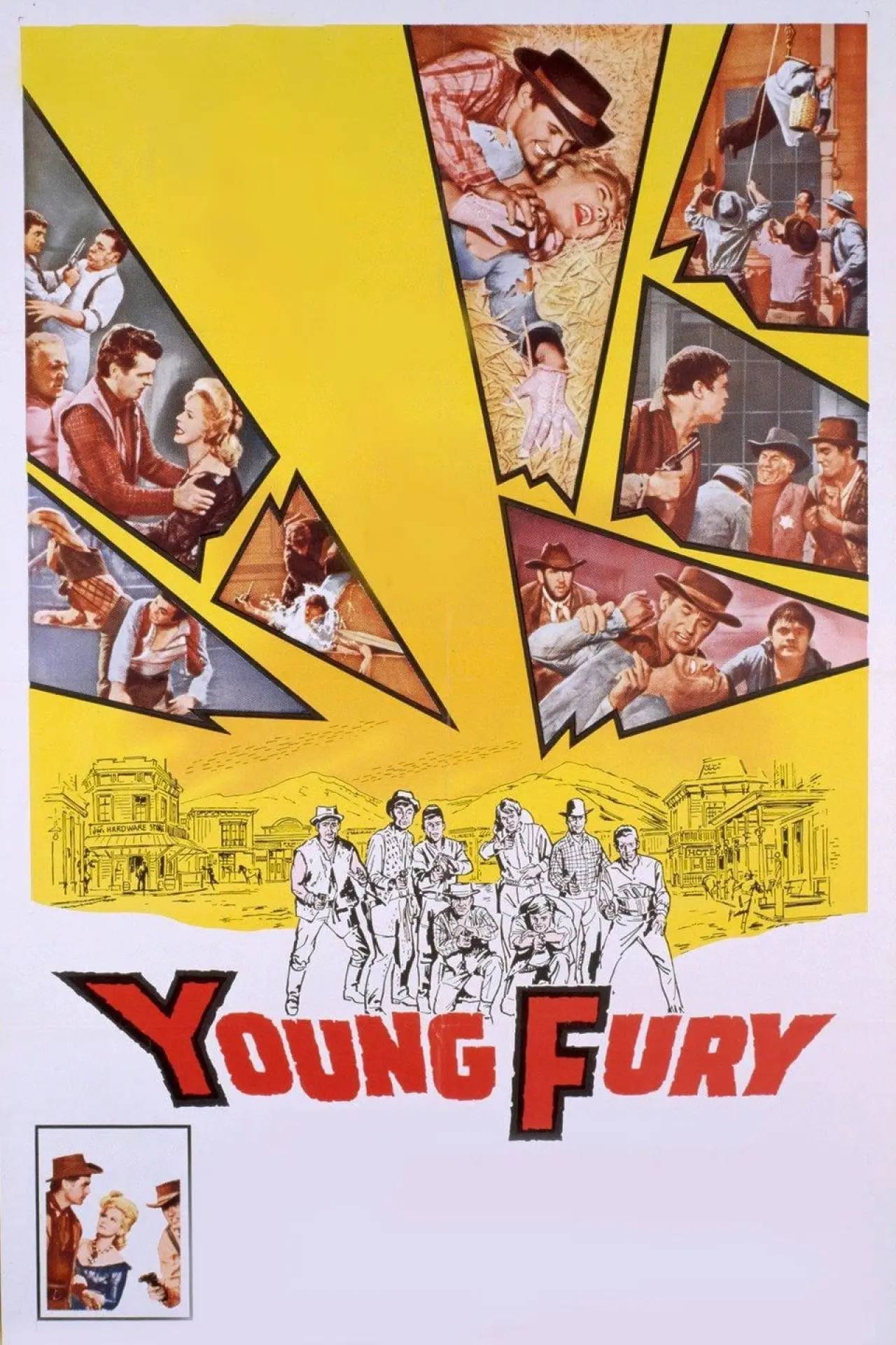 Plakat filmowy "Young Fury"